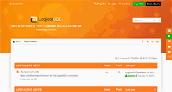 Desktop Screenshot of forums.logicaldoc.com